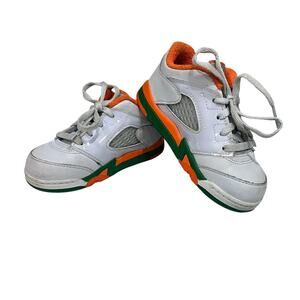 Jordan 5 Retro Low 'Hurricanes' Sneakers FQ1315-018 ~ Toddler 8C